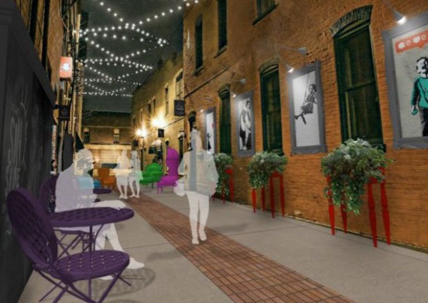Effort To Transform Howell Alleyway Two-Thirds To Crowdfunding Goal