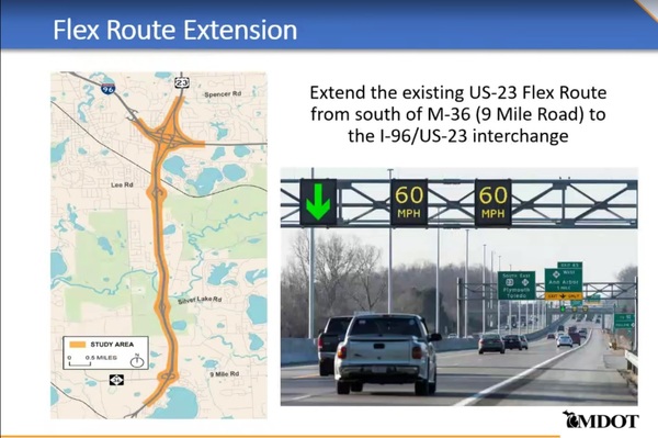Virtual Event Highlights US-23 Flex Route Extension Project