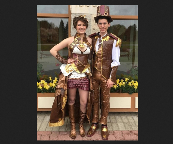 Fowlerville Couple In Online Duct Tape Contest For Prom Creations
