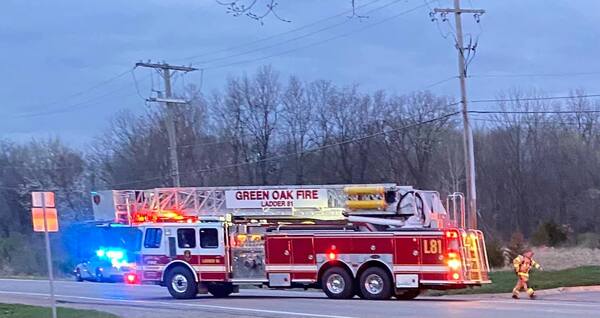 Multiple Departments Battle Blaze In Green Oak Township