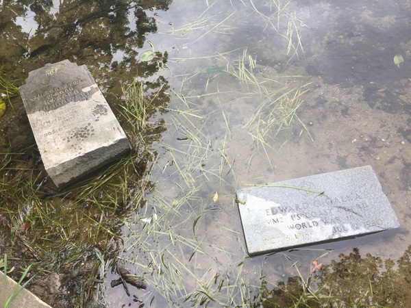 Green Oak Police Provide Answers To Explain Gravestones Found In Local Lake