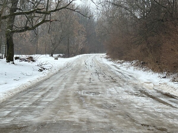 Icy Dirt Roads Challenging Road Crews, Schools, Residents
