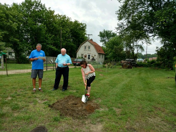 Blessing Of The Ground For New Habitat For Humanity House In Howell