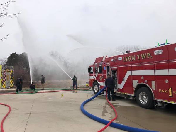 Ceremony Celebrates New Lyon Township Fire Department Engine