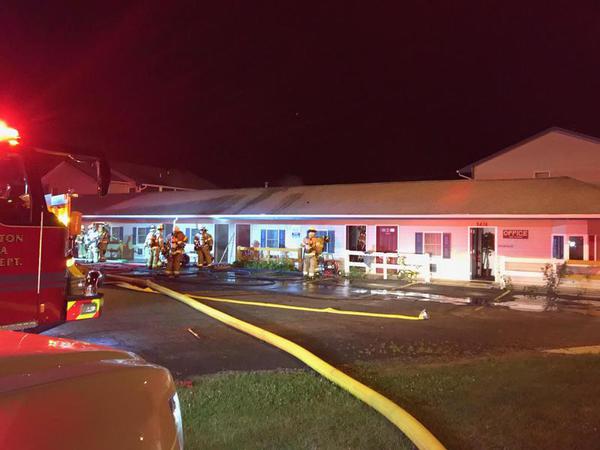 Fire Damages Grand View Inn Friday Night