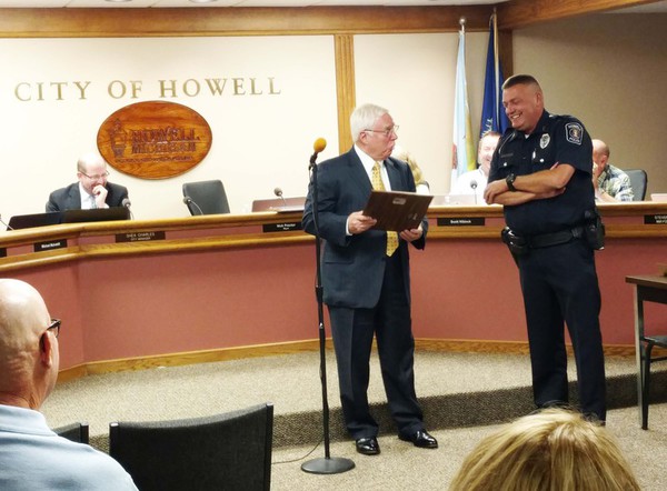 Howell Police Officer Gary Mitts Retires After 21 Years