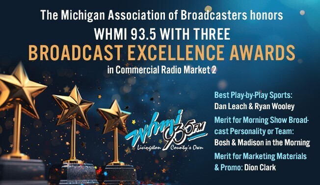 Radio Station WHMI 93.5 FM — Livingston County Michigan News, Weather,  Traffic, Sports, School Updates, and the Best Classic Hit