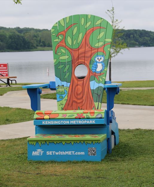 "Big Chairs" Unveiled At Two Huron-Clinton Metroparks