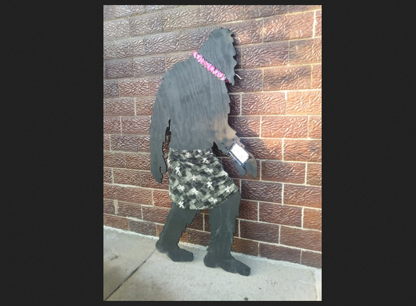 Bigfoot Is Back - Silhouette Returned To Howell Store