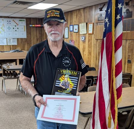 Steve Conaway Named September "Veteran Of The Month"