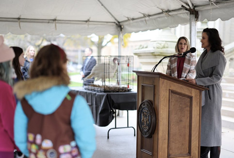 South Lyon Girl Submits Winning Name for Turkey Pardoned by Gov. Whitmer