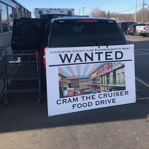 Law Enforcement's Annual Cram the Cruiser Food Drive