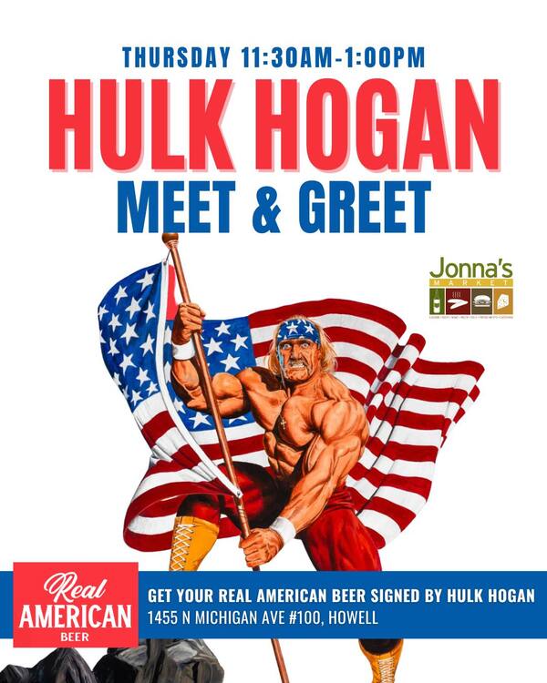 Hulk Hogan In Howell Thursday