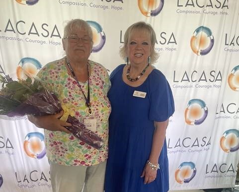 Hazel Bostic First Recipient of LACASA's Blossom Award