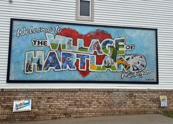 Hartland Annual Art Walk Begins with New Mural Unveiling