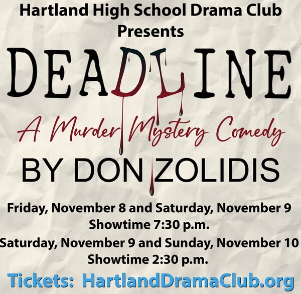 Hartland Drama Club Presents "Deadline" This Weekend