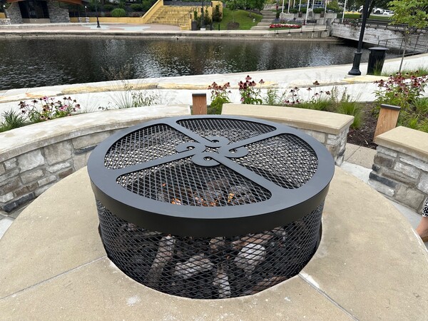 Downtown Brighton Fire Pit Back in Operation