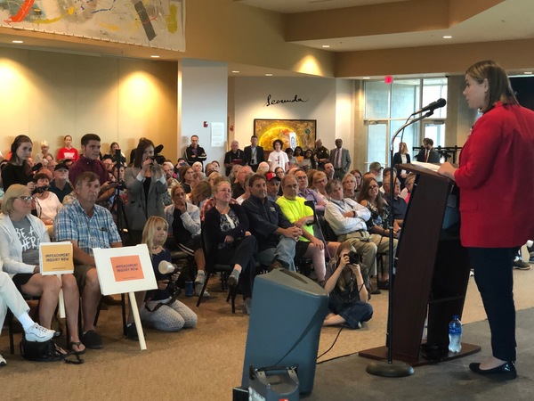 Congresswoman Slotkin Holds Town Hall Meeting At Cleary University