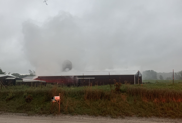 Person-Of-Interest For Large Barn Fire Still In Custody