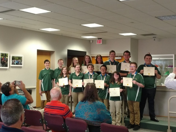 Howell Students, Principal & Board Member Recognized