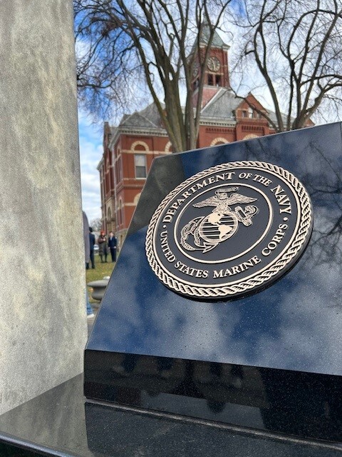 Officials Unveil Remodeled Veterans Memorial in Howell