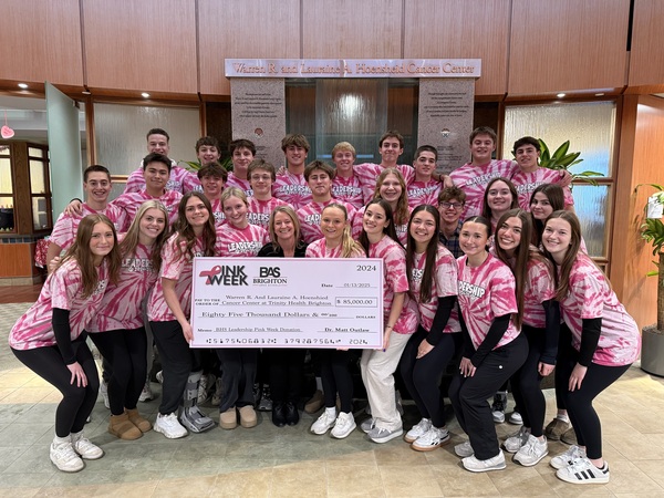 BHS Donates $85,000 to Trinity Health for Local Cancer Care