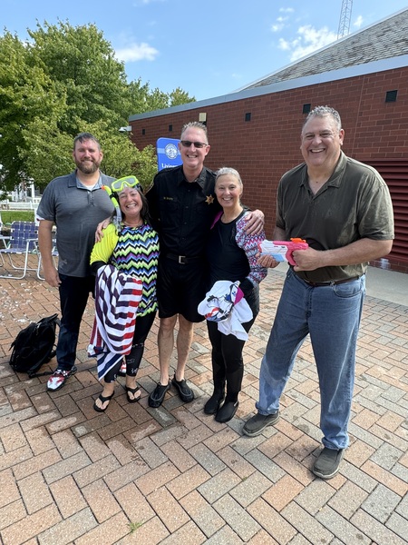 Livingston Co. Officials Raise $7,600 in ALS Ice Bucket Challenge