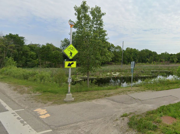 South Lyon Drivers Reminded to Yield for Pedestrians Using Trail at 11 Mile