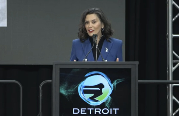 ‘We’re Gonna Fight:’ Whitmer Delivers Speech at Auto Show to Talk About Concerns With Auto Industry, Roads