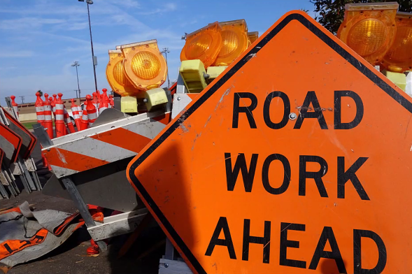 Ditch Work On Sharp & Bird Roads Monday