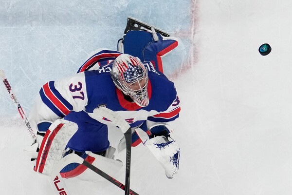 Commerce Native Hellebuyck Shows Why He's the U.S. Starting Goalie in Milan