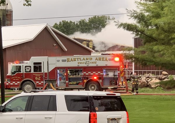 Suspect Awaiting Arraignment For Large Barn Fire