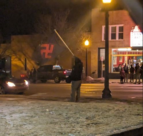 "Face Of Hate" Documentary Brings Protestors With Swastika Flags To Howell