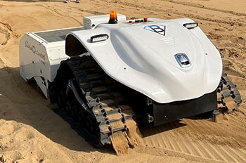 DNR Introduces Roving Robot For Cleaner State Park Beaches