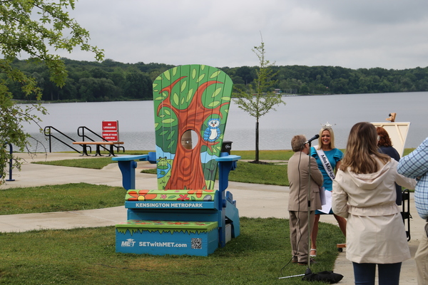 "Big Chairs" Unveiled At Two Huron-Clinton Metroparks