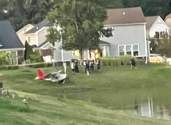 Ultralight Glider Crashes Into Lyon Township Pond