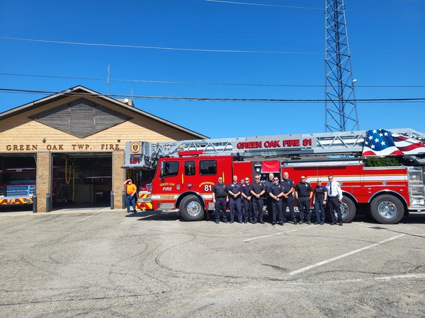 Green Oak Fire Department Receives New Ladder Truck