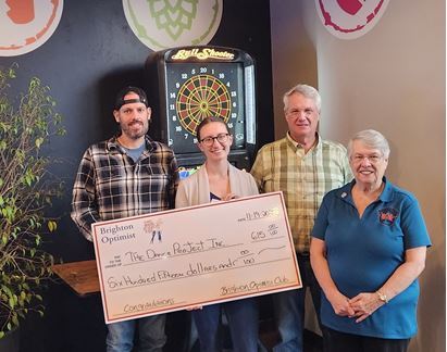 Brighton Optimist Club Raises Funds For The Dance Project