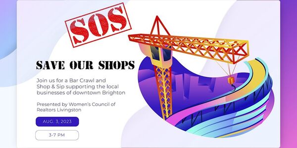 Save Our Shops Event in Downtown Brighton Today