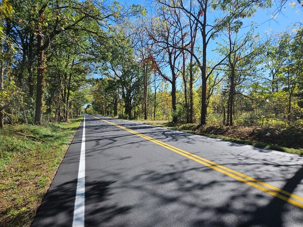 New Pavement On North Territorial Road