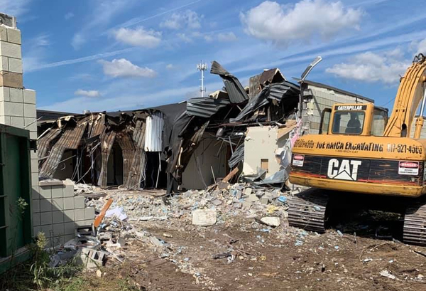 Demolition Begins On Old 911 Facility