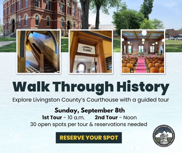 Guided Tours Of Livingston County’s Historic Courthouse