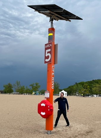 New Beach Warning System At Grand Haven State Park