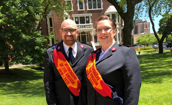 Local Salvation Army Receives New Commanding Officers