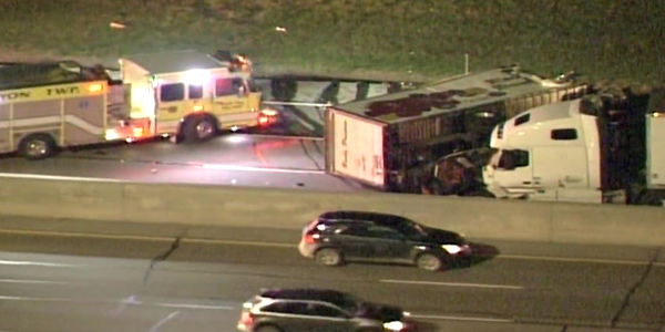 Truck Driver Killed In Crash That Closes Westbound I-96