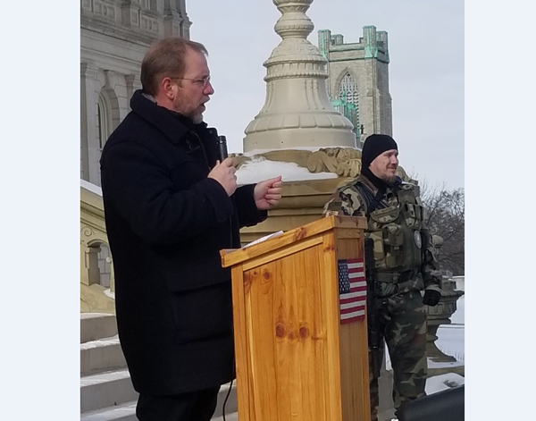 Detmer Speaks At Michigan Gun Rights Rally