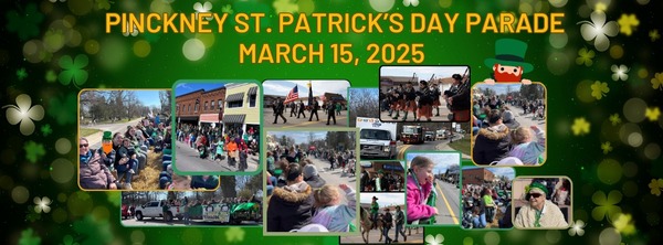 St Patrick's Day Parade and Run for the Gold Tomorrow in Pinckney