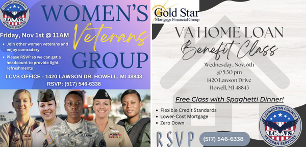 LCVS Hosting Group for Women Veterans, VA Home Loan Class