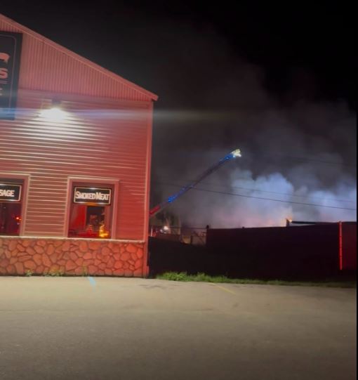 Building At Great Lakes Custom Meats Destroyed By Fire