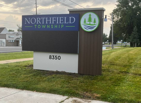 Northfield Township Installs New Banners In Downtown Area